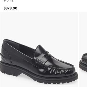 Rag & Bone Black Leather Loafers